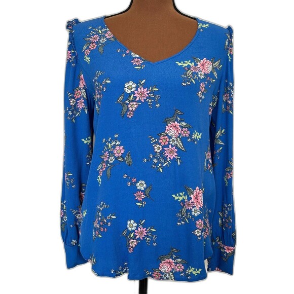 Ann Taylor LOFT floral blouse - Picture 1 of 6